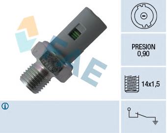 12635 FAE sensor de pressão de óleo