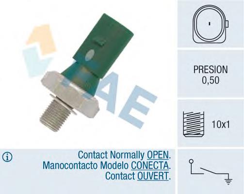 Sensor de pressão de óleo Skoda Rapid NH3, NK3, NK6
