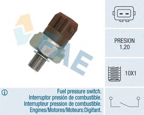 Sensor de pressão de combustível para Seat Ibiza (6K1)
