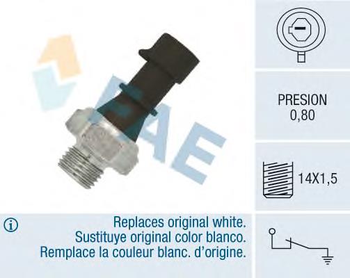 12570 FAE sensor de pressão de óleo