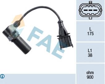 79222 FAE sensor de posição (de revoluções de cambota)