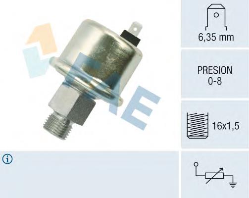 60596248 Fiat/Alfa/Lancia sensor de pressão de óleo