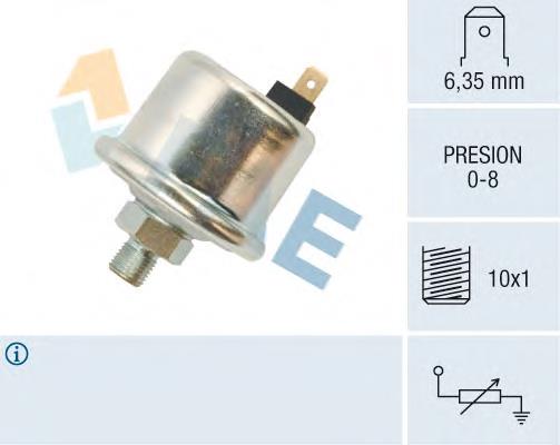 113169 Peugeot/Citroen sensor de pressão de óleo