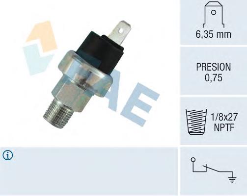 13350 FAE sensor de pressão de óleo