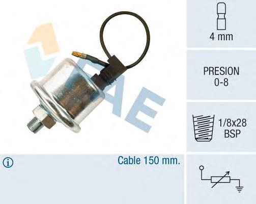 8101376470 Isuzu Датчик указателя давления масла