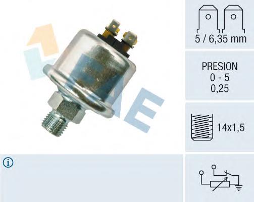 A0015425617 Mercedes sensor de pressão de óleo