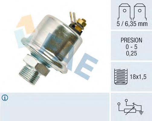 51274210009 MAN sensor de pressão de óleo