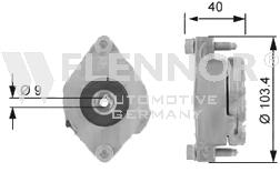 FA99010 Flennor натяжитель приводного ремня