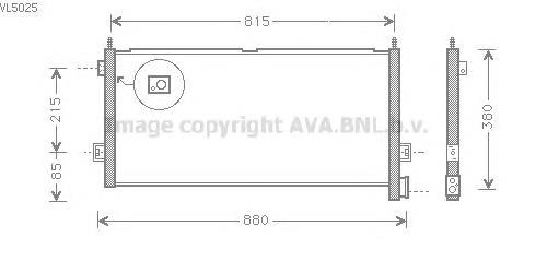 VL5025 AVA radiador de aparelho de ar condicionado