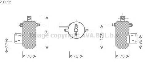 Осушитель кондиционера VLD032 AVA