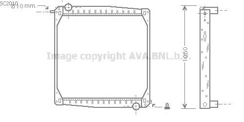Радиатор SC2010 AVA