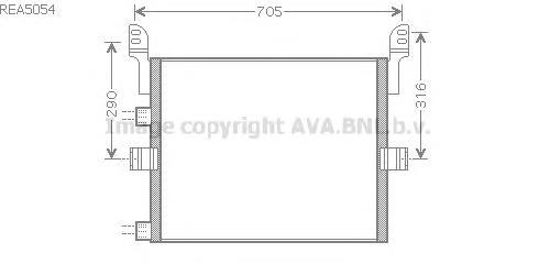 Конденсатор кондиционера AVA REA5054 цена, от 86.86 USD