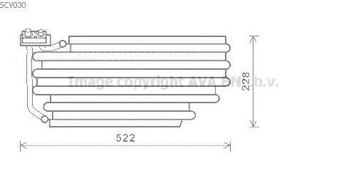 Испаритель кондиционера SCV030 AVA