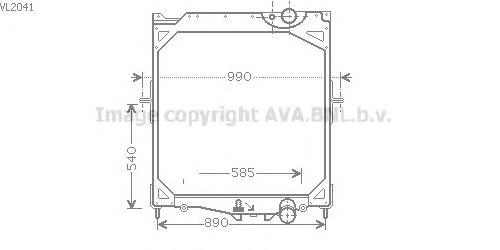 VL2041 AVA радиатор