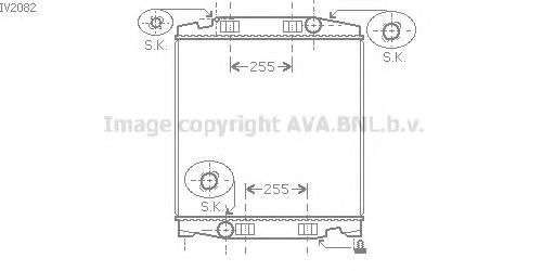 Радиатор IV2082 AVA