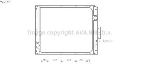 Интеркулер ME2254 AVA