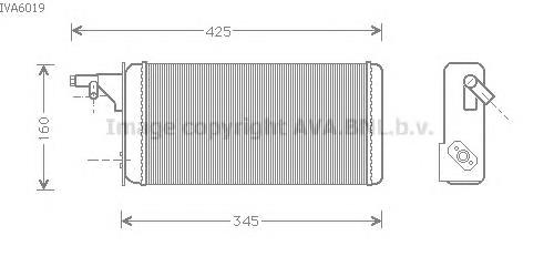 IVA6019 AVA radiador de forno (de aquecedor)