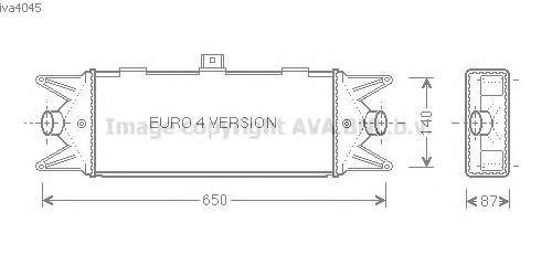 Интеркулер IVA4045 AVA