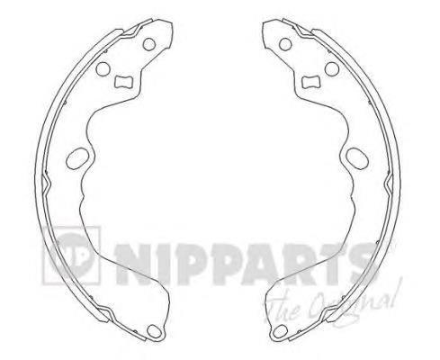 Тормоза рабочие задние ножные и тормозные барабаны Nipparts J3500319 цена, от 11.69 USD