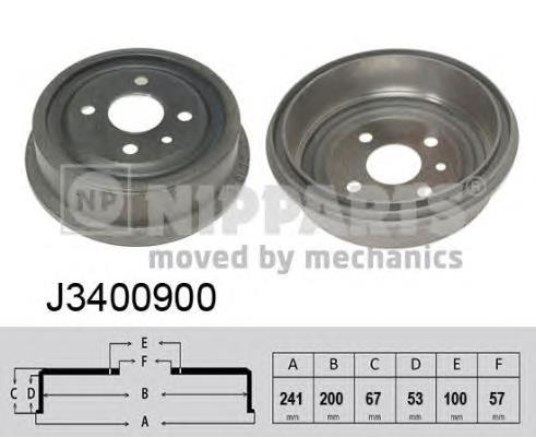 Тормозной барабан J3400900 Nipparts