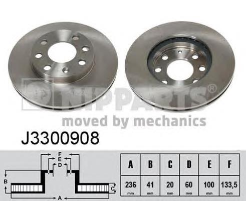 Тормоз дисковый передний Nipparts J3300908 цена, от 26.28 USD