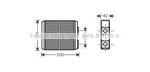 OL6403 AVA radiador de forno (de aquecedor)