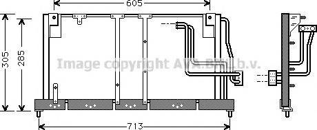 OL5225 AVA radiador de aparelho de ar condicionado