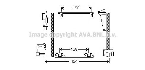 Радиатор кондиционера OL5250 AVA