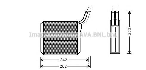 OL6205 AVA radiador de forno (de aquecedor)