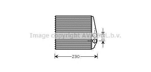 OLA6355 AVA radiador de forno (de aquecedor)