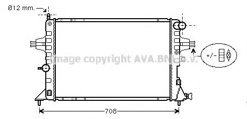 Радиатор OLA2293 AVA