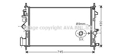 Радиатор OL2468 AVA