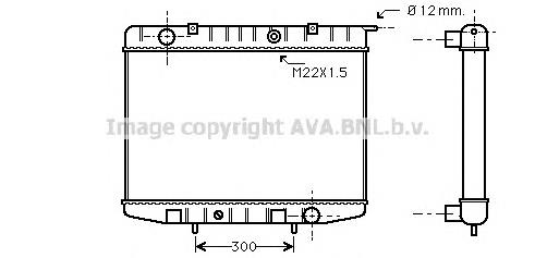 OL2337 AVA Радиатор основной