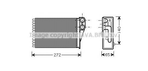 PEA6292 AVA radiador de forno (de aquecedor)