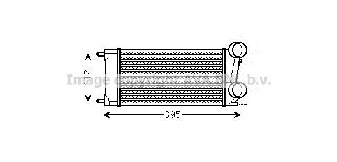 PEA4343 AVA radiador de intercooler