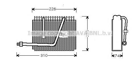 Испаритель кондиционера OLV320 AVA