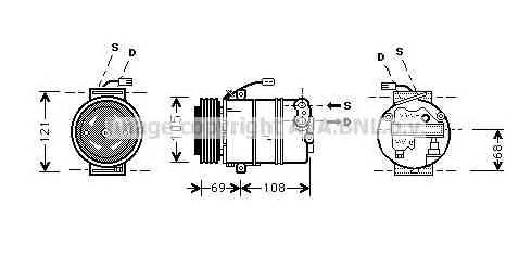 OLK373 AVA compressor de aparelho de ar condicionado