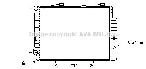 Радиатор MSA2192 AVA