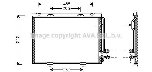 Радиатор кондиционера MS5232 AVA