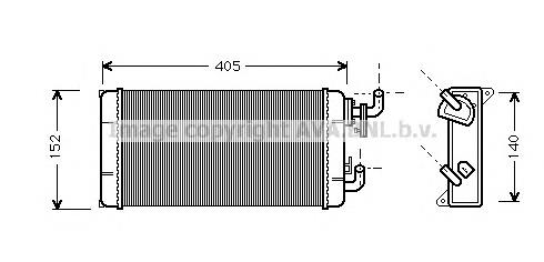 Radiador de forno (de aquecedor) MS6258 AVA