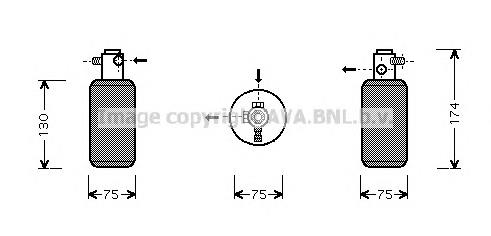 MSD291 AVA tanque de recepção do secador de aparelho de ar condicionado