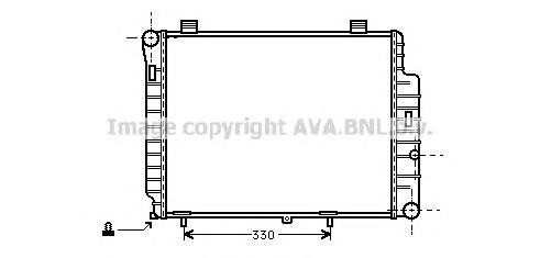 Радиатор MS2155 AVA