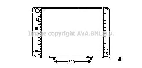 Радиатор MS2128 AVA
