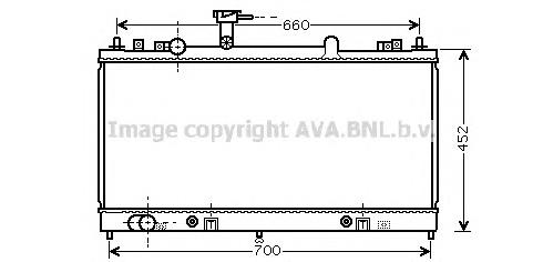 MZ2163 AVA радиатор