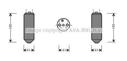 MTD151 AVA tanque de recepção do secador de aparelho de ar condicionado