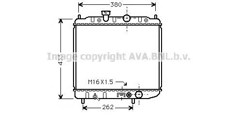 Радиатор MT2036 AVA