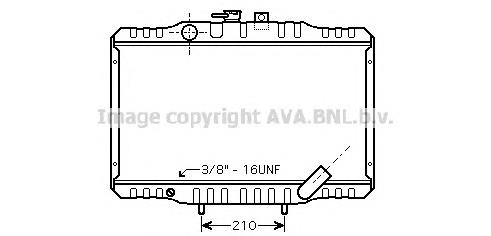 Радиатор MT2062 AVA