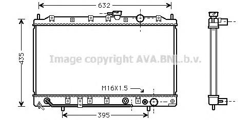 MB660213 Mitsubishi radiador de esfriamento de motor