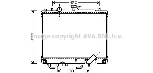 MT2156 AVA radiador de esfriamento de motor