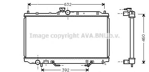 ADC49867 Blue Print radiador de esfriamento de motor